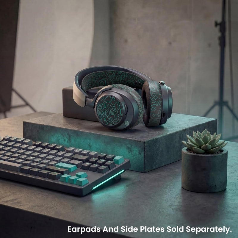 WC HeadbandZ Arctis Nova - Upgraded Silicone Headband for Arctis Nova Headsets by Wicked Cushions - Enhanced Flexibility, Comfort, and Style with Matching Earpad Designs | Midnight FrankP - Image 3